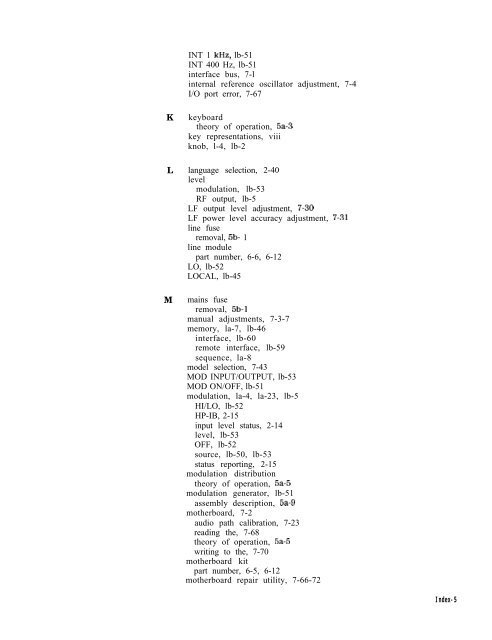 HP 8648 A/B/C/D - Changpuak.ch