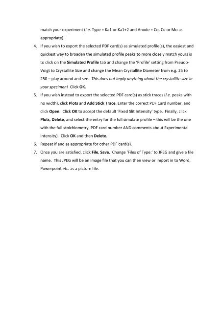 ICDD PDF-4+ 2012 Instructions