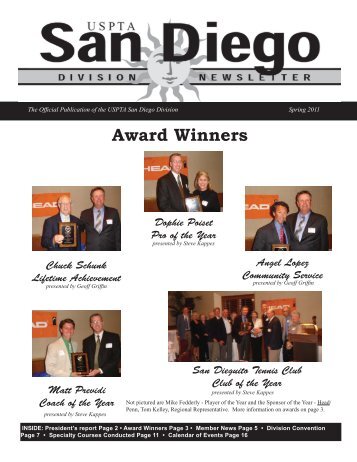 SD Newsletter April 2011 final.indd - USPTA divisions - United ...