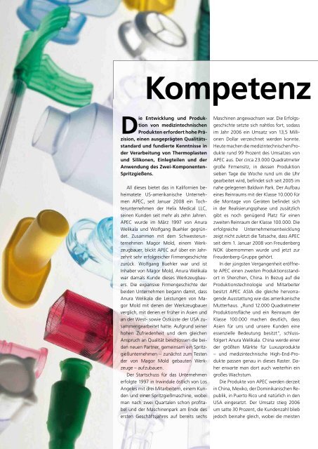 Kundenmagazin today 38, S. 22-23 "Hochleistung dank - Arburg