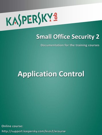 Application Control - Kaspersky Lab