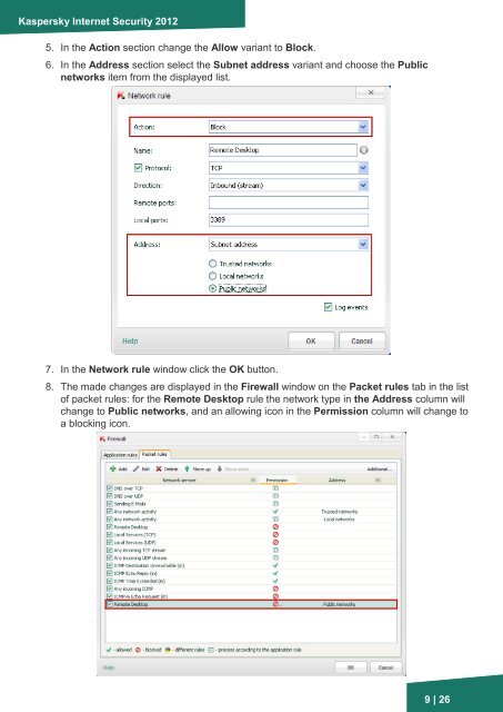 Firewall - Kaspersky Lab