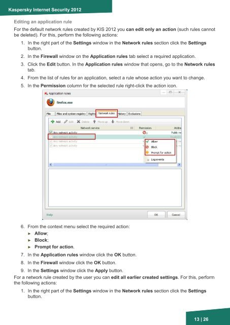 Firewall - Kaspersky Lab