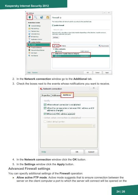 Firewall - Kaspersky Lab