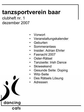 tanzsportverein baar