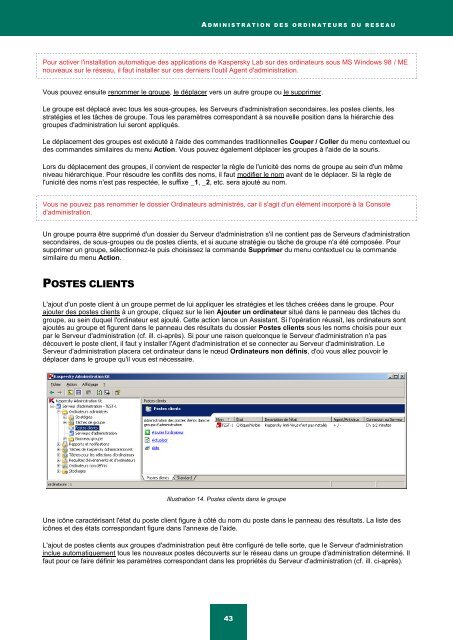 Kaspersky Administration Kit 8.0 MANUEL D ... - Kaspersky Lab