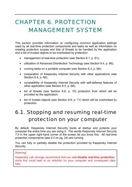 User Guide - Kaspersky Lab