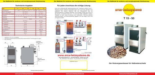 T 15 - 50 - Arca Heizsysteme ek