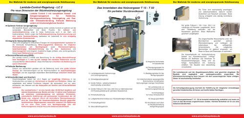 T 15 - 50 - Arca Heizsysteme ek