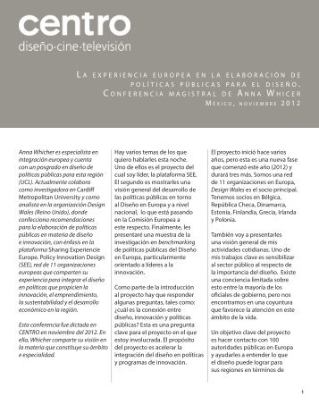 Artículo de divulgación - Centro