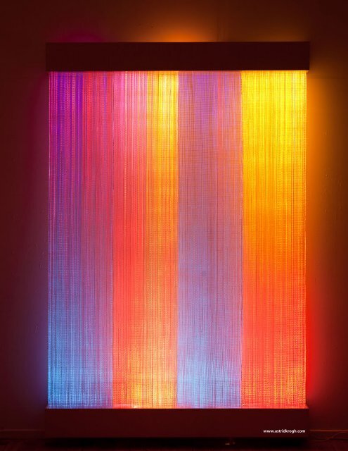 ASTRID KROGH MARIDANDO LOS TEXTILES Υ LA LUZ - Centro