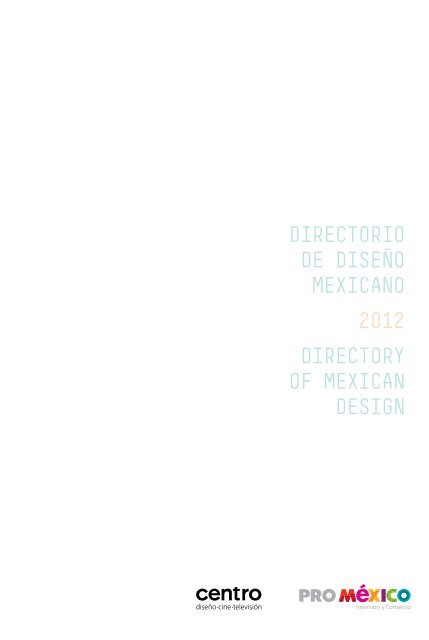 Directorio de Diseño Mexicano - Centro