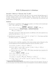 ECE 174 Homework # 4 Solutions - UCSD DSP Lab