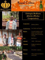 Ethiopia Bedhatu Jibicho (Worka Cooperative) - Royal Coffee, Inc.