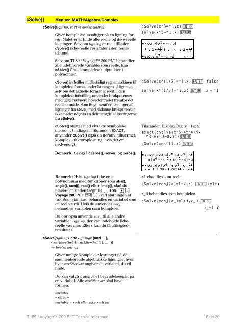 Teknisk reference - Horsens HF og VUC