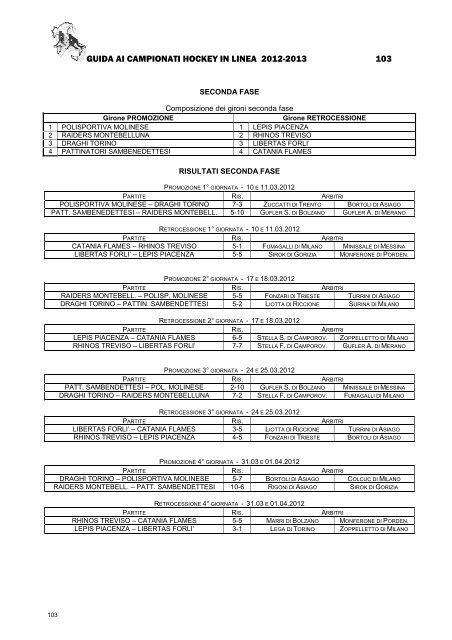 HL GUIDA CAMPIONATI 2012-2013