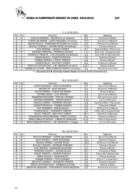 HL GUIDA CAMPIONATI 2012-2013