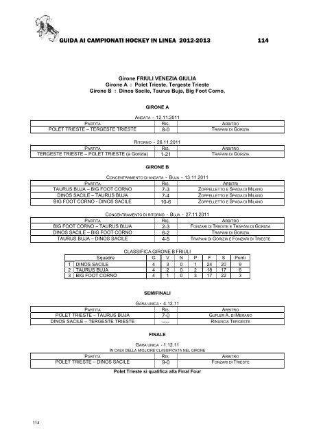 HL GUIDA CAMPIONATI 2012-2013