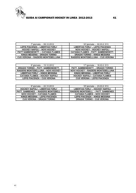 HL GUIDA CAMPIONATI 2012-2013