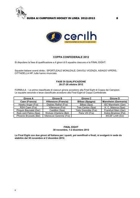 HL GUIDA CAMPIONATI 2012-2013