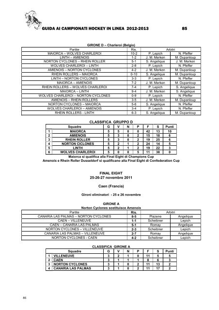 HL GUIDA CAMPIONATI 2012-2013