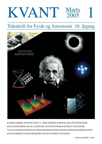 Tidsskrift for Fysik og Astronomi 16. ˚argang - Horsens HF og VUC