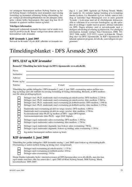 Tidsskrift for Fysik og Astronomi 16. ˚argang - Horsens HF og VUC