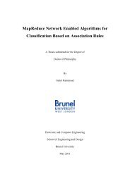 MapReduce Network Enabled Algorithms for ... - Brunel University