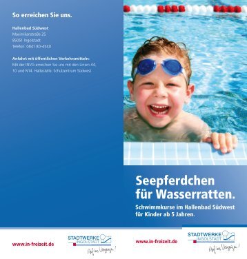 SWI Flyer Schwimmkurse - VerbAgentur