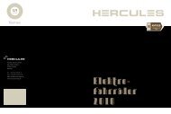 Elektro- fahrräder 2010 - Hercules