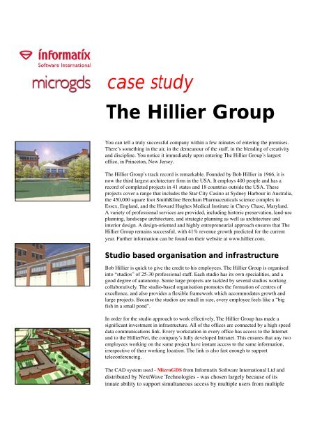 case study The Hillier Group