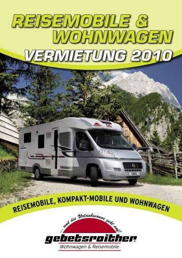 REISEMOBILE & WOHNWAGEN - Gebetsroither