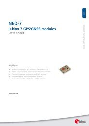 NEO-7 - Data Sheet