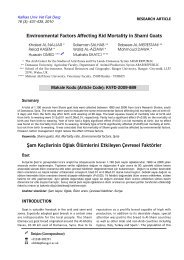 Environmental Factors Affecting Kid Mortality in Shami Goats ?am ...