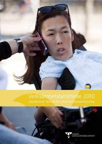 Verksamhetsberättelse 2010 - Västra Götalandsregionen