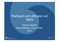Perfusion och diffusion vid INPH
