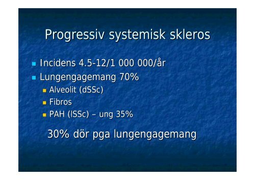 Reumatiska sjukdomar med lungengagemang