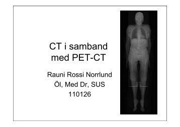 CT i samband med PET-CT