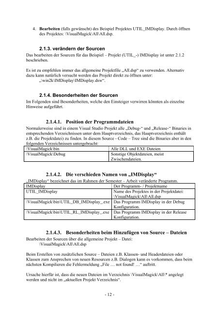 Morphologische Operatoren in C++ am Beispiel von Erosion und ...