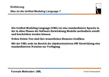 Formale Methoden: UML