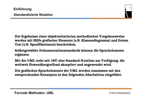 Formale Methoden: UML