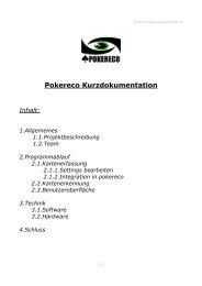 Pokereco Kurzdokumentation