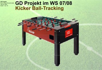 Kicker Ball-Tracking