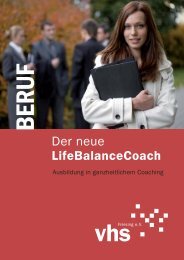 Der neue LifeBalanceCoach - VHS Freising