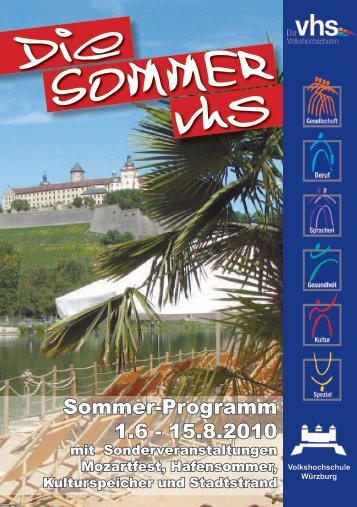 Die SOMMER vhs - VHS Würzburg