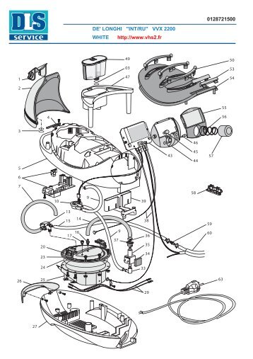 0128721500 DE'LONGHI "INT/RU" VVX2200 WHITE ... - Accueil - Free