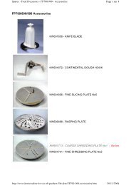 FP700/800/900 Accessories