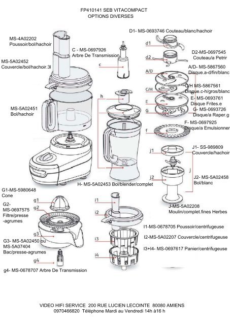 MS-0697617 Panier/centrifugeuse I2-MS-5A02207 ... - Accueil - Free