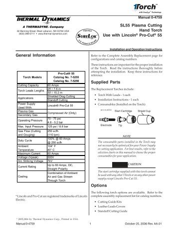 Thermal Dynamics - Victor Technologies