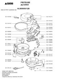 TURBINE VENTILATEUR SS-192369 pour Batteur, SEB, PREPLINE